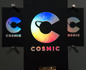 cosmic designed business cards