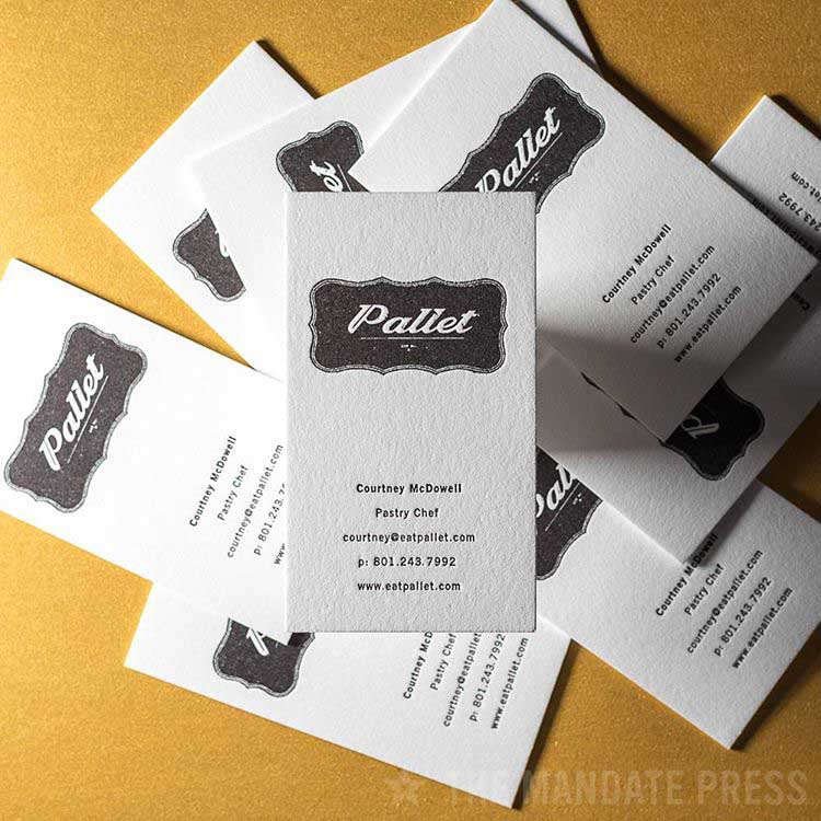 $95 business card template black and white